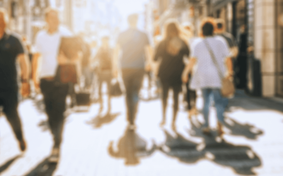 People Walking in Street